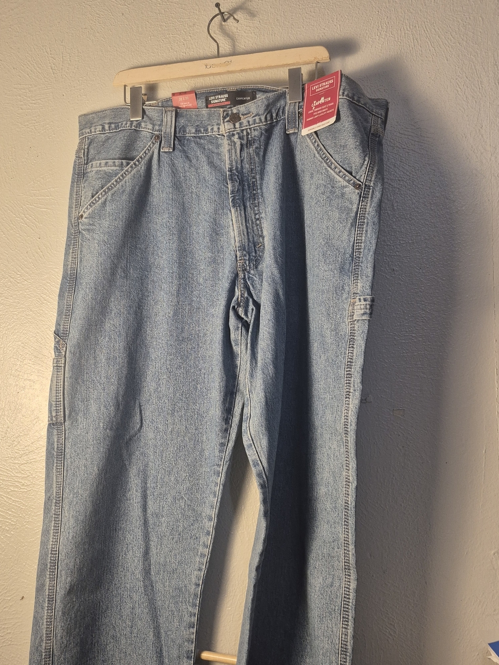 Levi's Light Blue Relaxed Carpenter Jeans